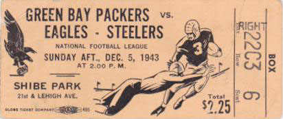 Steagles-Packers Ticket